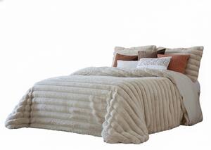 Textil Antilo Hřejiivý přehoz Cedric Beige, béžový, 235x270 cm