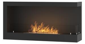 InFire - Rohový BIO krb 45x90 cm 3kW černá