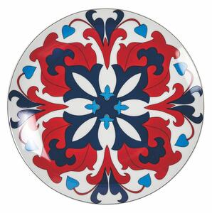 VILLA D’ESTE HOME TIVOLI Servis talířů Santiago 18 kusů, barevný dekor