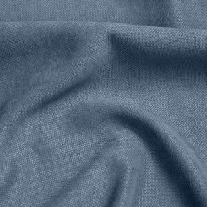 Rifľovo modrý záves ADORE z mäkkej látky s velúrovou štruktúrou - ušitý na mieru