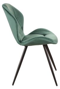 Jídelní židle GANGIR zelená/černá