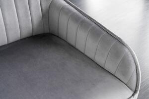 Stolová lavice TURIN stříbrnošedá samet Nábytek | Jídelní prostory | Stolové lavice