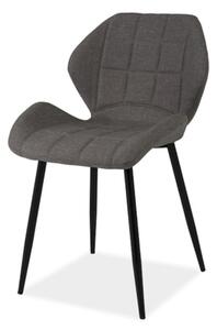 Jídelní židle HOLS tmavě šedá/černá