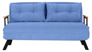 Hanah Home Dvoumístná rozkládací pohovka Seater Sando modrá