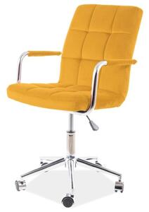 Kancelářská židle SIGQ-022 žlutá