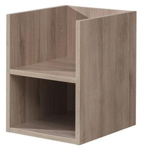 MEREO - Aira desk, koupelnová skříňka, spodní, dub, 400x530x460 mm (CN725S)