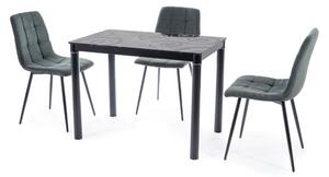 Jídelní stůl DOMOR černá, 100x60 cm