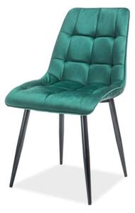 Jídelní židle CHAC zelená/černá