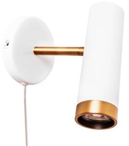 By Rydéns - Puls Nástěnné Svítidlo White/Brass