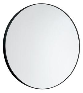 AQUALINE - Zrcadlo kulaté průměr 60cm, plast ABS, černá matná (6000)