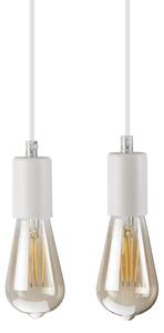 Lustr na lanku CORTINA 2xE27/15W/230V + 2xG9/5W/230V bílá/dub