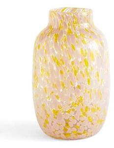 HAY - Splash Vase Round Large Light Pink/Yellow