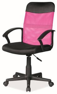 Dětská židle SIGQ-702 růžová/černá