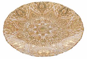 VILLA D’ESTE HOME TIVOLI Designový zlatý talíř Oro, 32 cm
