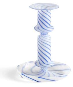 HAY - Flare Stripe Svícen Milk Medium Blue