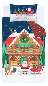 Povlečení na jednolůžko 135x200 cm Santa's Workshop – Catherine Lansfield