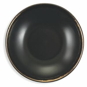 VILLA D’ESTE HOME Servis talířů Naima 18 kusů, černá/zlatá