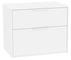 Koupelnová skříňka bez umyvadla Roca Optica 78,5x56,5x45,5 cm bílá matná mat OPTDESK802ZBM