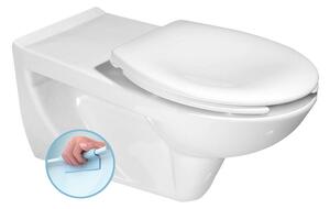 SAPHO - ETIUDA závěsná WC mísa prodloužená, Rimless, bílá (K670-002)