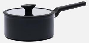 Fabini Rendlík Meda 5.0 Economy, ø 20 cm (2,4 l) - Nepřilnavý rendlík s keramickým povrchem s poklicí, černý