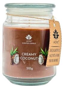Arome Svíčka 510 g, ve skle, Creamy coconut