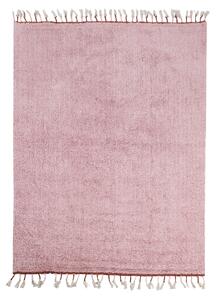Bavlněný koberec 140 x 200 cm růžová CAPARLI