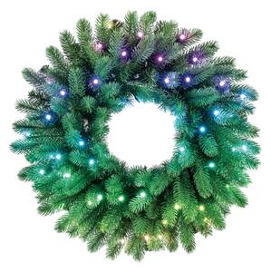 Twinkly GD20P4425P00 - LED RGB Stmívatelný vánoční věnec 50xLED pr. 60 cm Wi-Fi