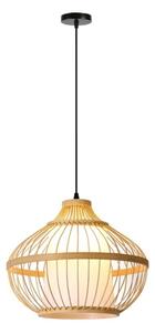 Immax 08256L - Lustr na lanku PINCHOS 1xE27/40W/230V pr. 40 cm bambus