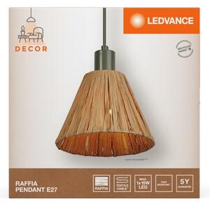 Ledvance - Lustr na lanku DECOR RAFFIA 1xE27/15W/230V rafie