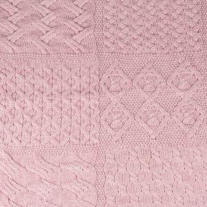 Vlnka Dětský vlněný pléd Supersoft Merino růžová velikost lůžkovin 60x90