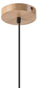 Lustr na lanku HARMONY 1xE27/15W/230V pr. 30 cm bílá/dub