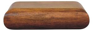 Závěsný noční stolek Solis z masivního mangového dřeva, 45 × 32 × 12 cm