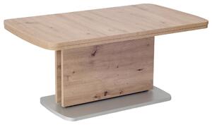 KONFERENČNÍ STOLEK, barvy stříbra, barvy dubu, kompozitní dřevo, 110/63/53 cm Venda - Konferenční stolky