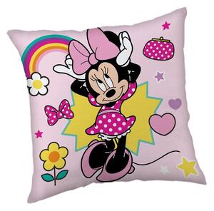 Fleecový dětský polštářek 40x40 cm Minnie "Smile" – Jerry Fabrics