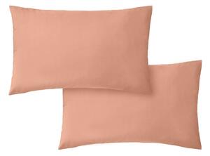 Povlaky na polštáře z bavlněného perkálu v sadě 2 ks 50x75 cm Cotton Percale – Bianca