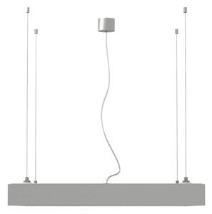 Závěsné svítidlo STRUCTURAL 55x55, česaný hliník, patice 2G11, 3× 36 W