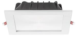 Zápustné LED svítidlo PLATEIA, bílé, 20 W, teplá bílá 3000 K
