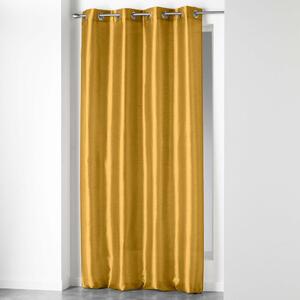 Žlutý závěs z mikrosaténu 140x240 cm Shana – douceur d'intérieur