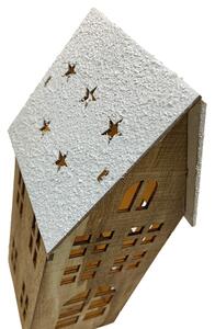 Domek hnědý LED velký 25 x 11 cm Prodex X5320770
