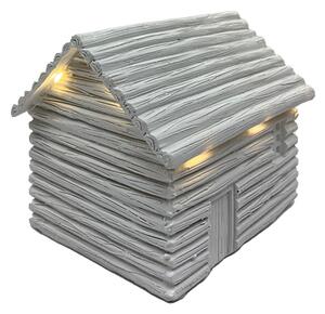 Domeček bílý LED 14 x 10 cm Prodex A00545