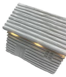 Domeček bílý LED 14 x 10 cm Prodex A00545