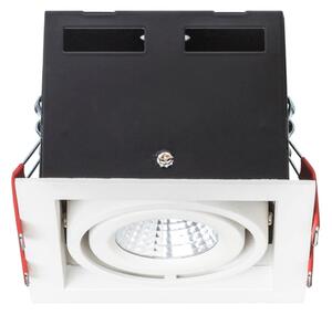 Zápustné LED svítidlo LEDA, bílé, 5.4 W, teplá bílá 3000 K