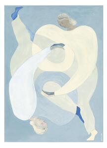 Plakát 50x70 cm Hold You - Blue – Sofia Lind – The Poster Club