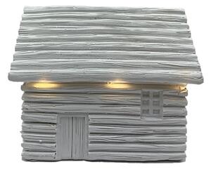 Domeček bílý LED 14 x 10 cm Prodex A00545