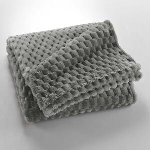 Šedá deka z mikroflanelu 125x150 cm Mini Frosty – douceur d'intérieur