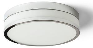 Koupelnové stropní LED svítidlo CIRA LED 35, opálové sklo/chrom, 24 W, teplá bílá 3000 K, IP44