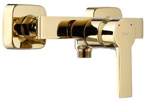 Rea Argus, sprchová baterie s ruční bodovou sprchovou soupravou, zlatá lesklá, REA-B6408