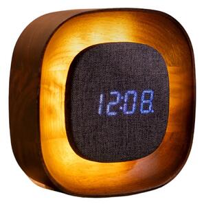 Digitální budík Lumos Walnut – Gingko