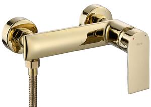 Rea Veneta, sprchová baterie s ruční bodovou sprchovou soupravou, zlatá lesklá, REA-B6420