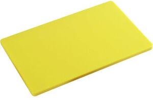 Prkénko na krájení, 53 x 32,5 x 1,5 cm, plast, žluté KESPER 30150